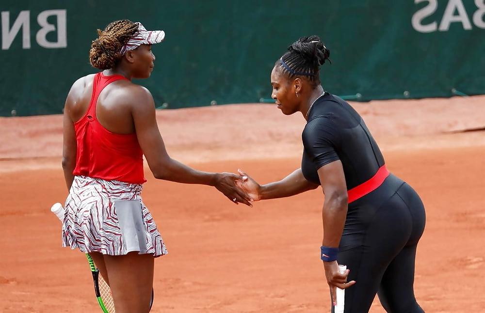 25P Serena Williams Fetter Fickarsch French open 2018