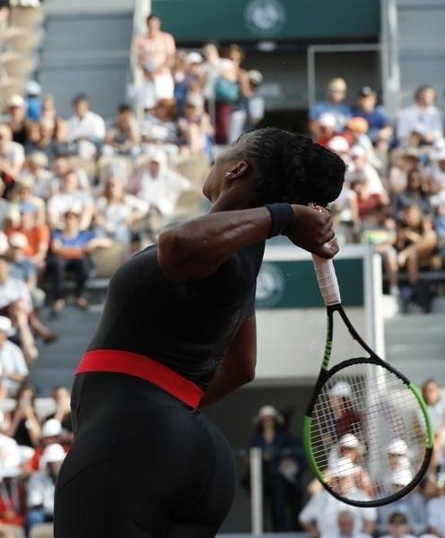25P Serena Williams Fetter Fickarsch French open 2018
