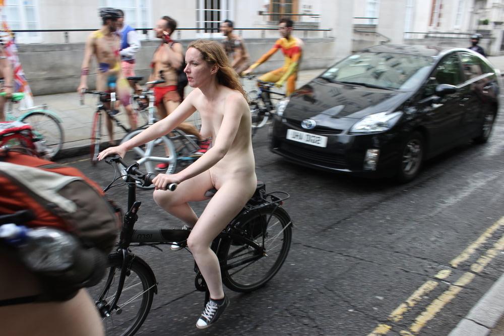 23P Redhead with Freckles London 2016 WNBR world naked bike ride