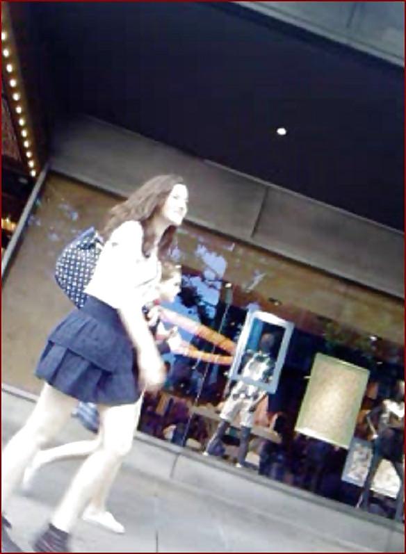 17P So sweet teen with long legs and dark blue tanga