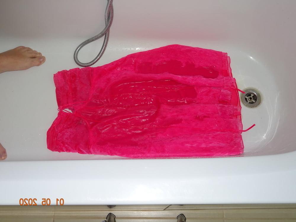 6P piss on pink fuscha dress 3