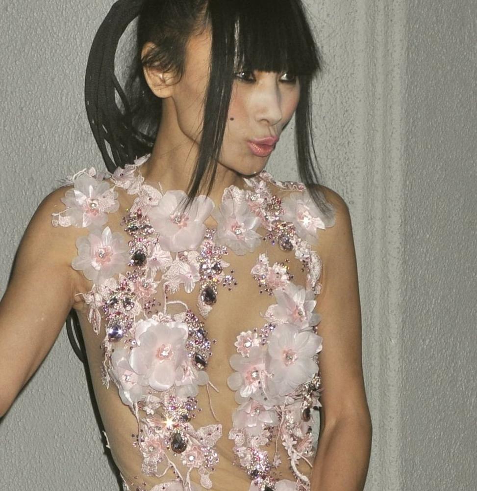 10P Bai Ling seethrough dress feb 2018