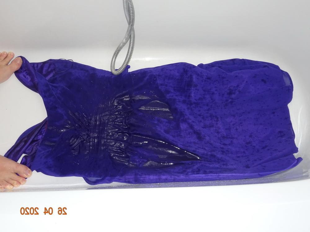 6P piss on purple 3 dress