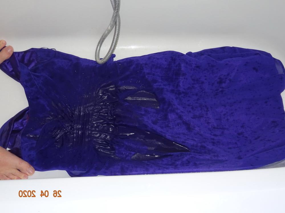 6P piss on purple 3 dress