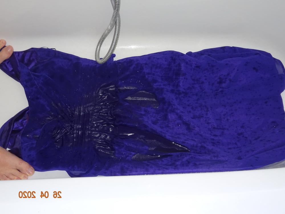 6P piss on purple 3 dress