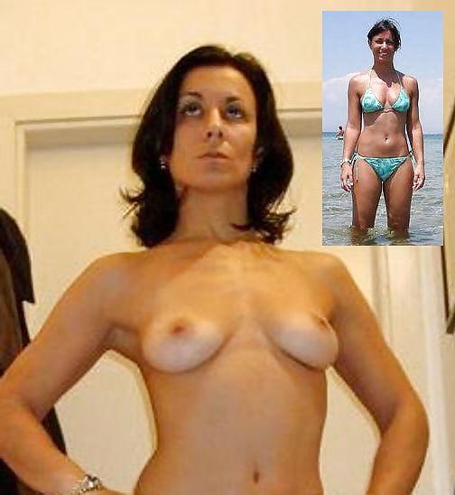 25P Amateurs - with and without their swimsuit # 5