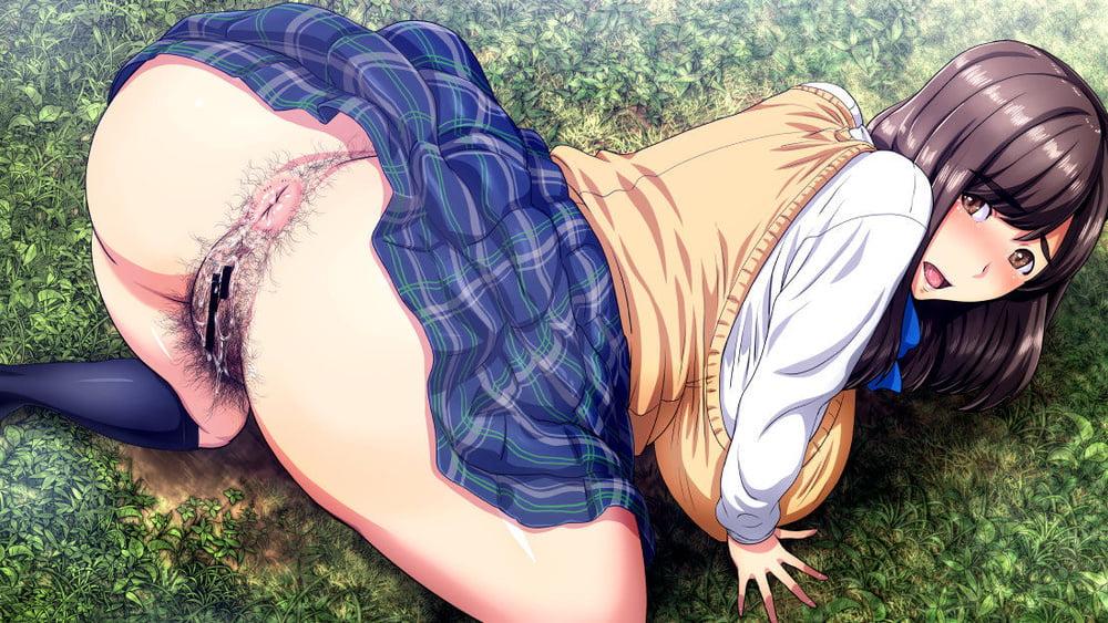 25P Hairy Hentai assholes