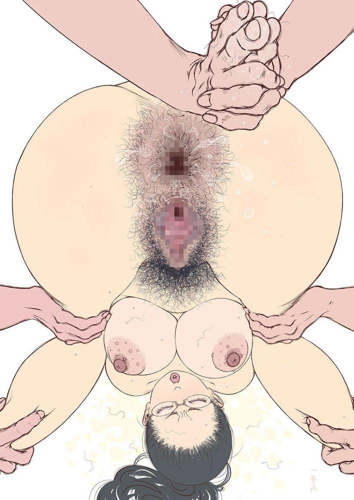 25P Hairy Hentai assholes