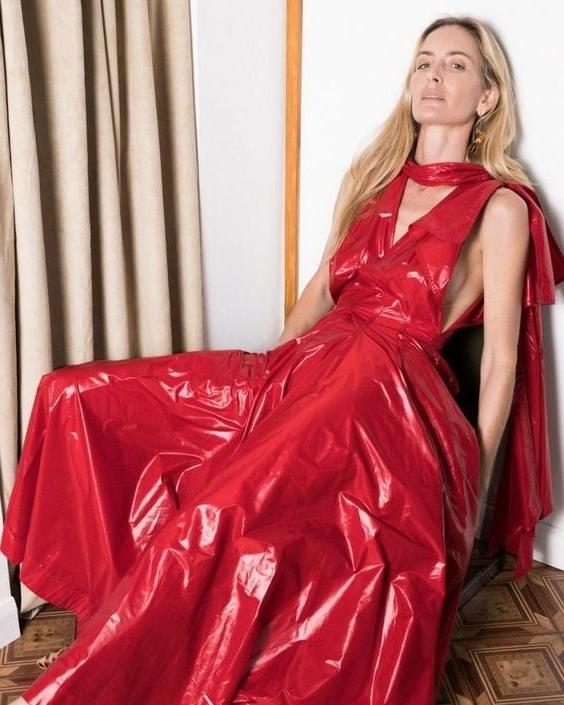 25P Red Leather Dress 3 - by Redbull18