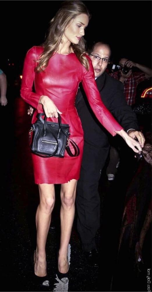 25P Red Leather Dress 3 - by Redbull18