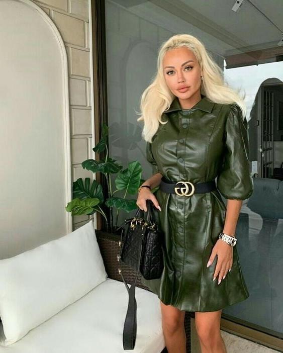 25P Different Coloured Leather Dress 3 - by Redbull18