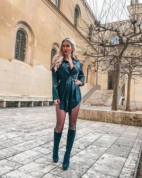 25P Different Coloured Leather Dress 3 - by Redbull18