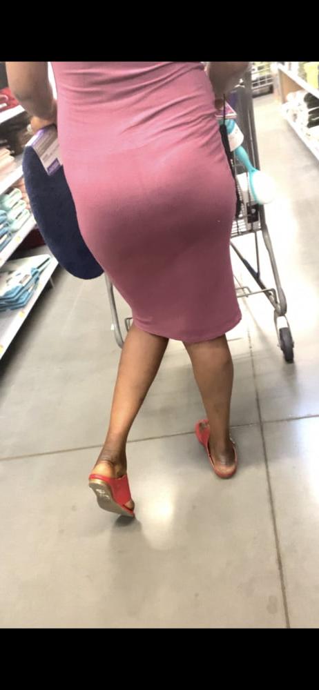 11P Slim Phat  Ebony in Skin Tight Dress VTL (THONG!!)