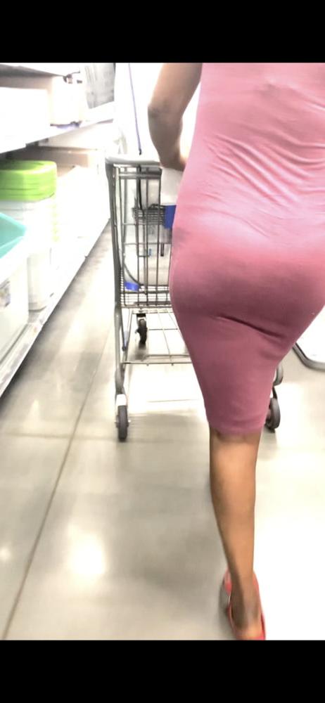 11P Slim Phat  Ebony in Skin Tight Dress VTL (THONG!!)