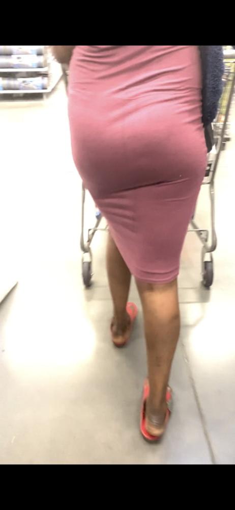 11P Slim Phat  Ebony in Skin Tight Dress VTL (THONG!!)
