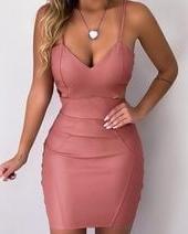 13P Pink Leather Dress 3 - by Redbull18