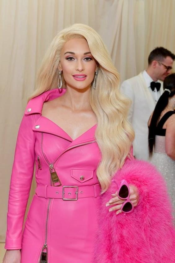 13P Pink Leather Dress 3 - by Redbull18