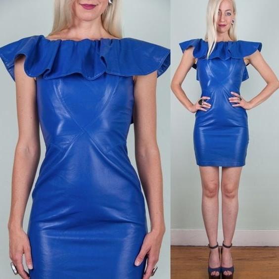 25P Blue Leather Dress 3 - by Redbull18
