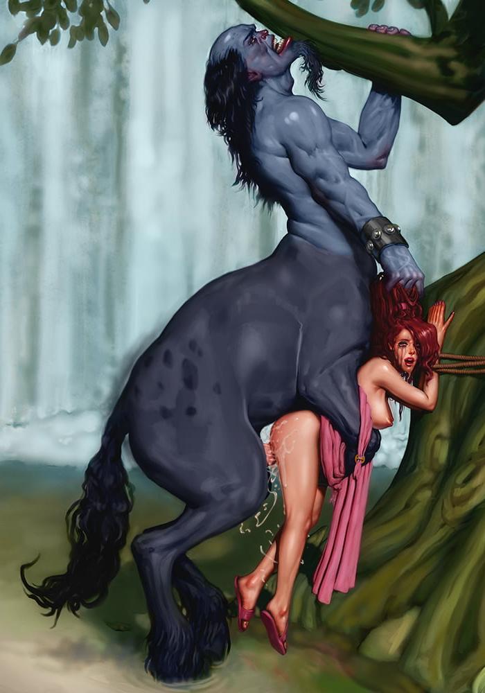 6P woman fuckt by monster