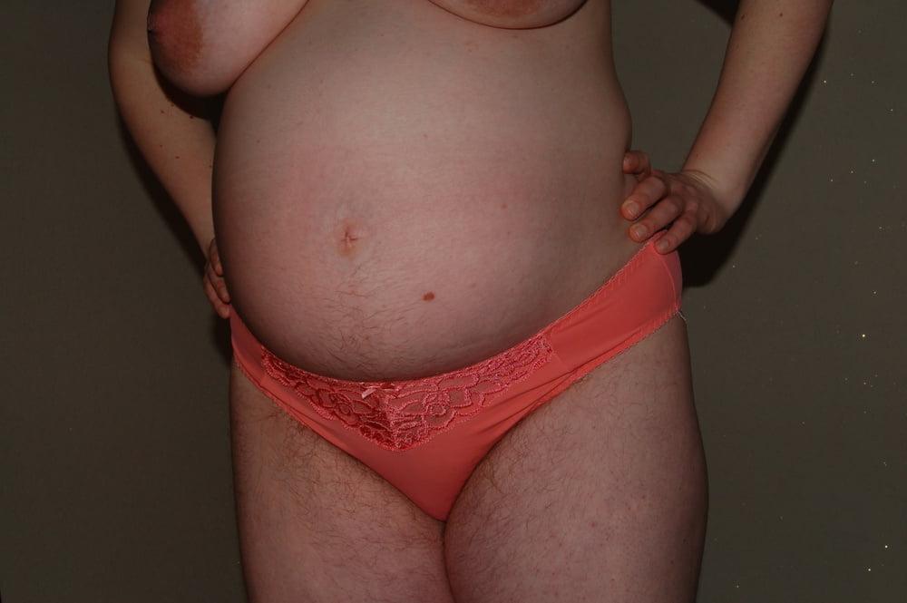 16P 677 - my wife Annett - various at home - panties pregnant