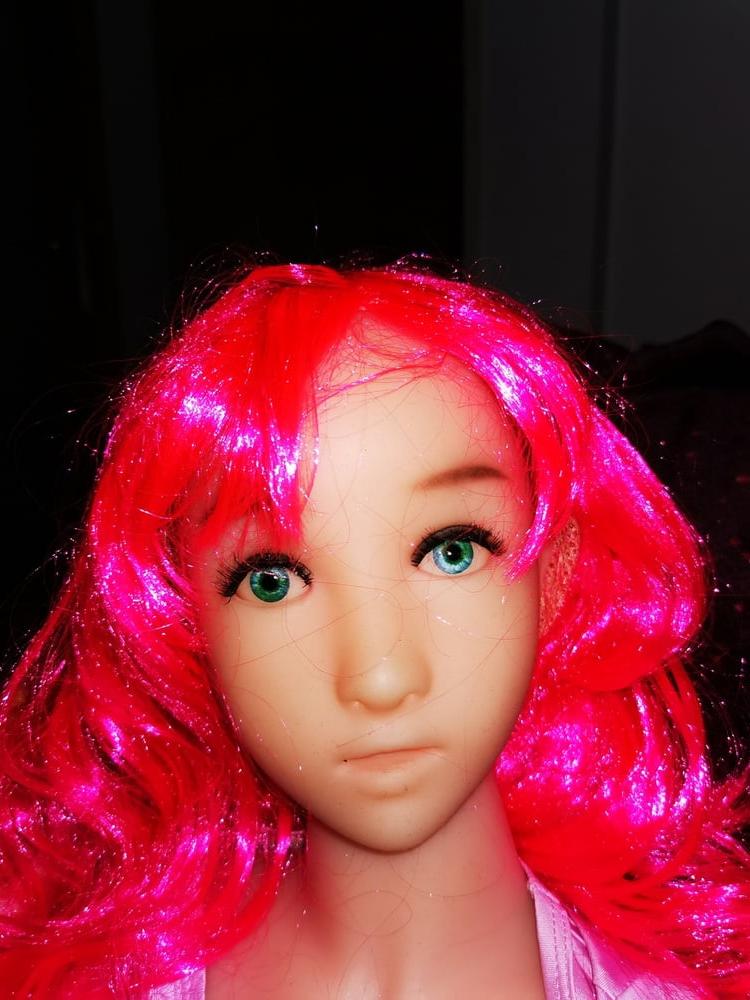 19P 100 CM WM Sex doll play  in Frozen dress