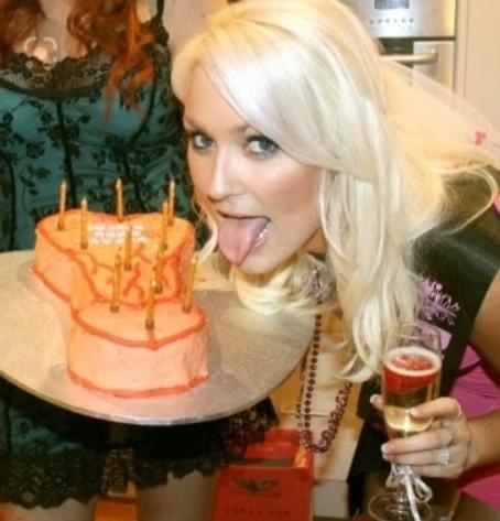 17P Cock eating sluts with Penis Cake from dick's bakery