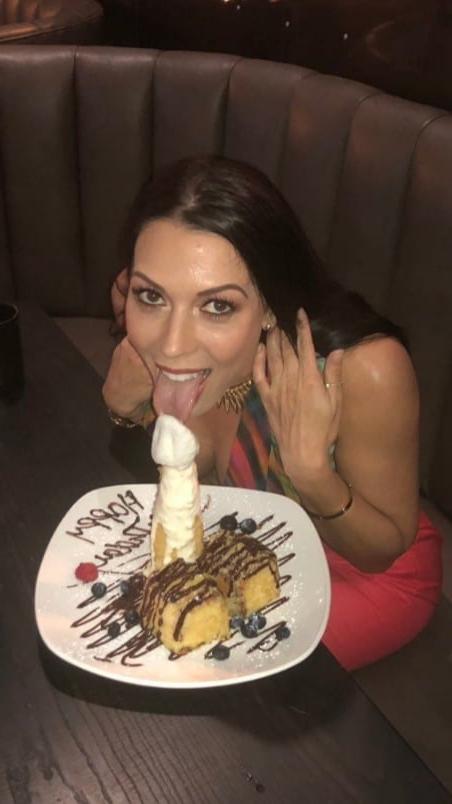 17P Cock eating sluts with Penis Cake from dick's bakery