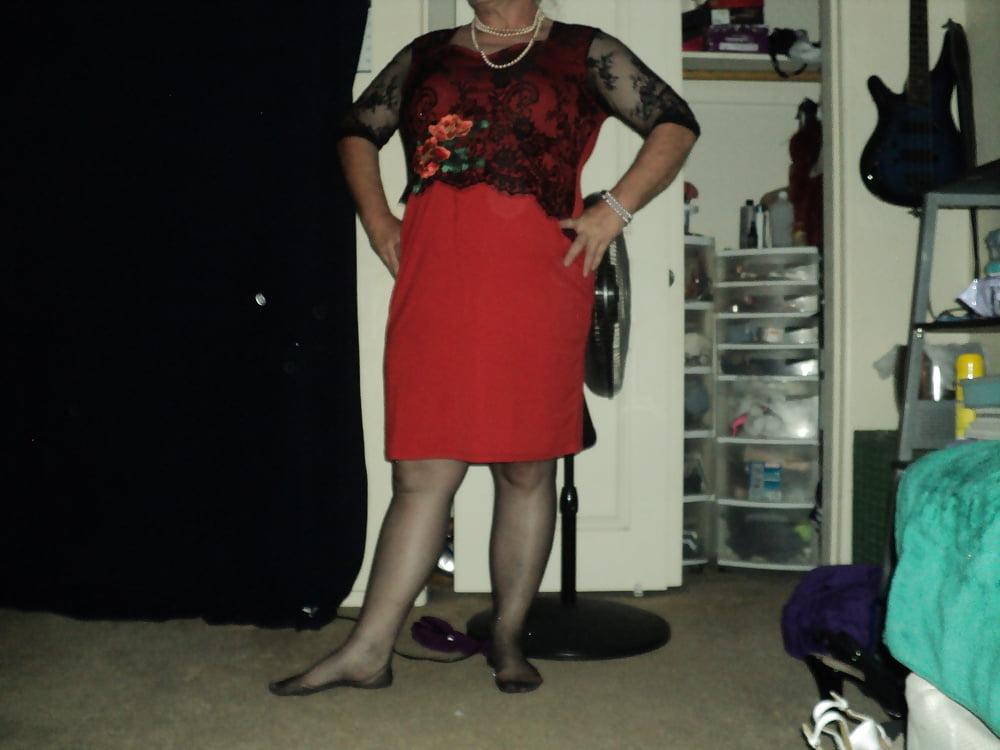 25P new dress and  other outfits and wedge heels and cage heels