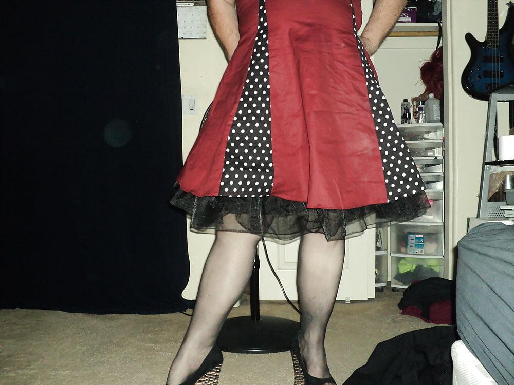 25P new dress and  other outfits and wedge heels and cage heels