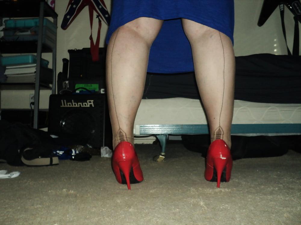 25P new dress and  other outfits and wedge heels and cage heels