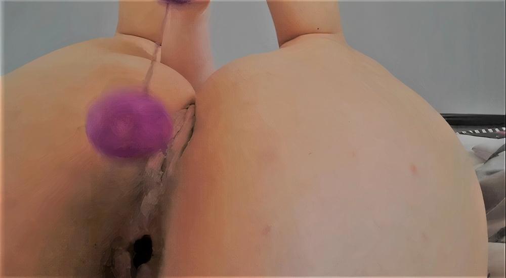 18P Slut in trainings tight asshole is being taught how to gape!