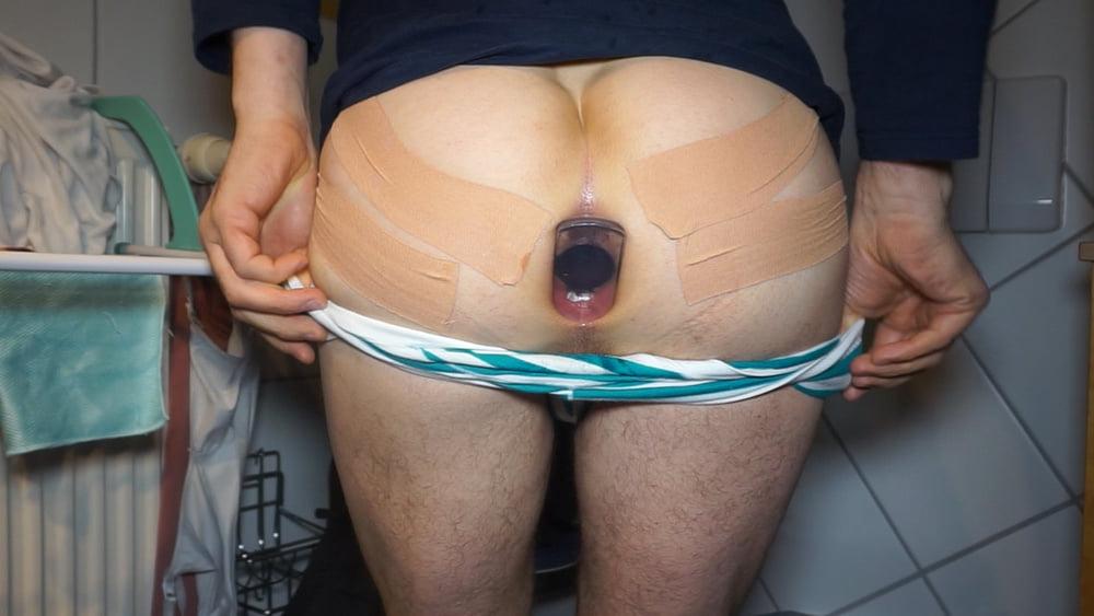 19P My taped asshole wide open pt3