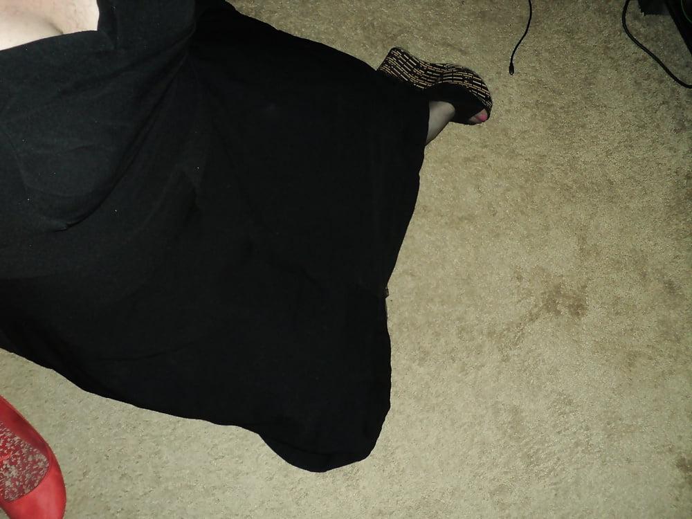 25P new dress and  other outfits and wedge heels and cage heels