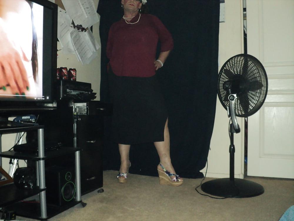 25P new dress and  other outfits and wedge heels and cage heels