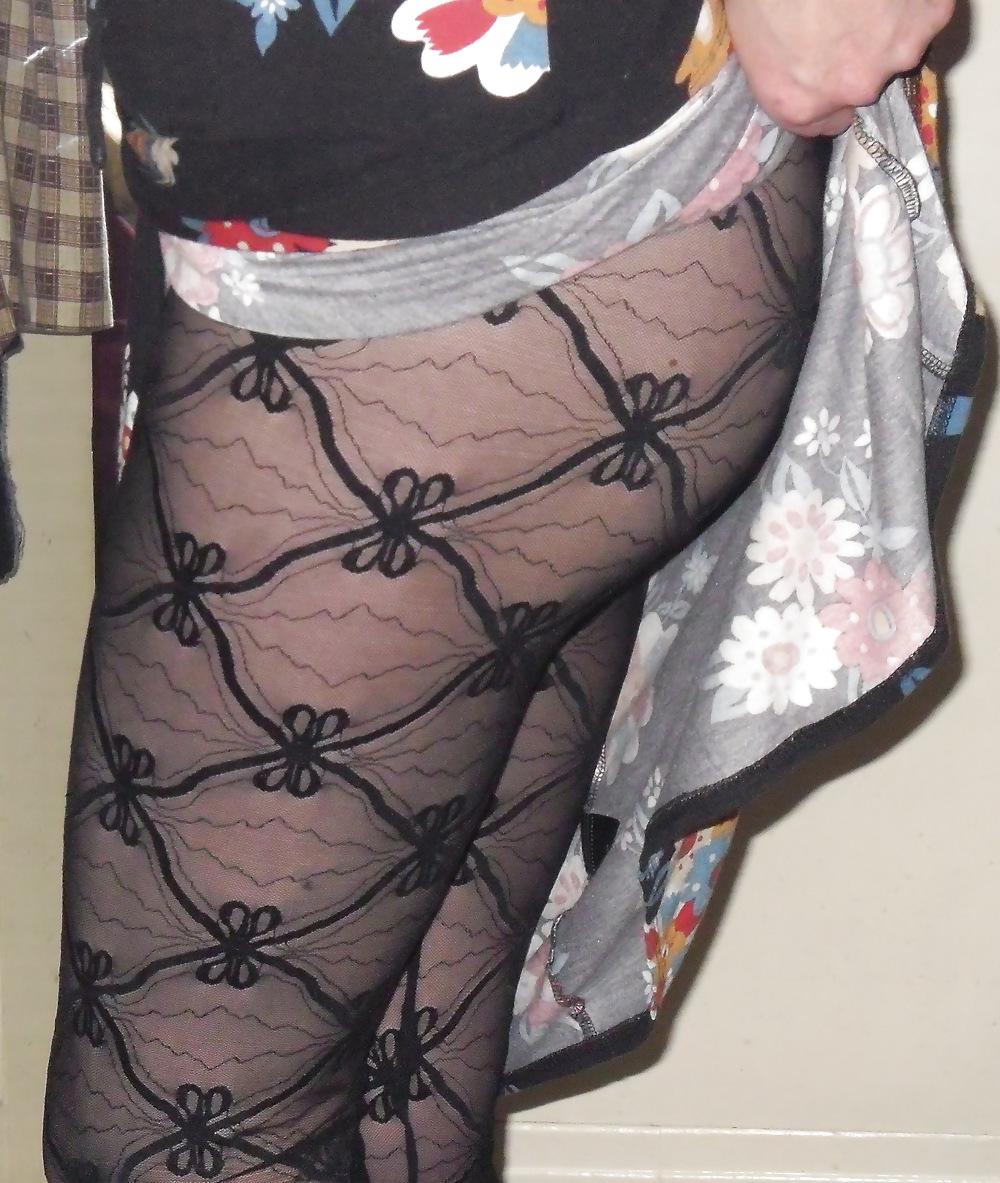 25P My Redhead in her new bodystocking