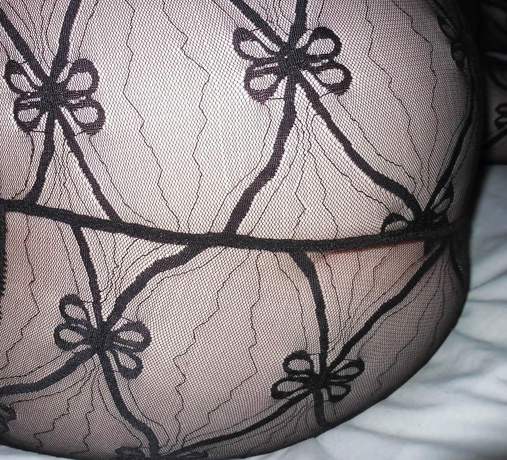 25P My Redhead in her new bodystocking