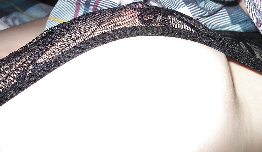 25P My Redhead in her new bodystocking