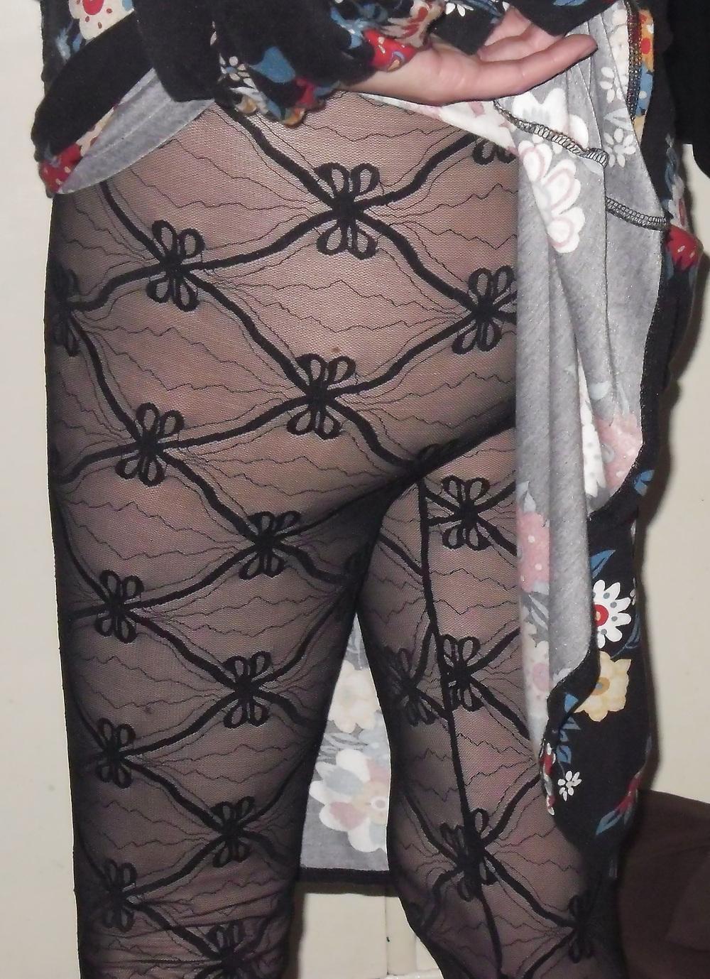 25P My Redhead in her new bodystocking