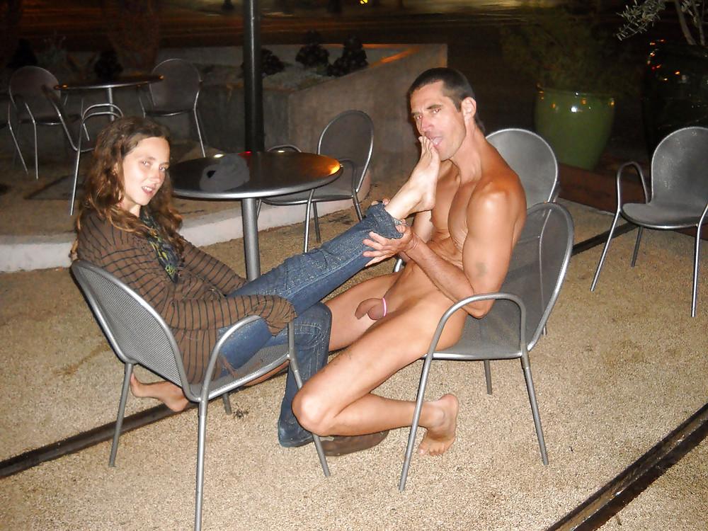 17P Public hubby slave