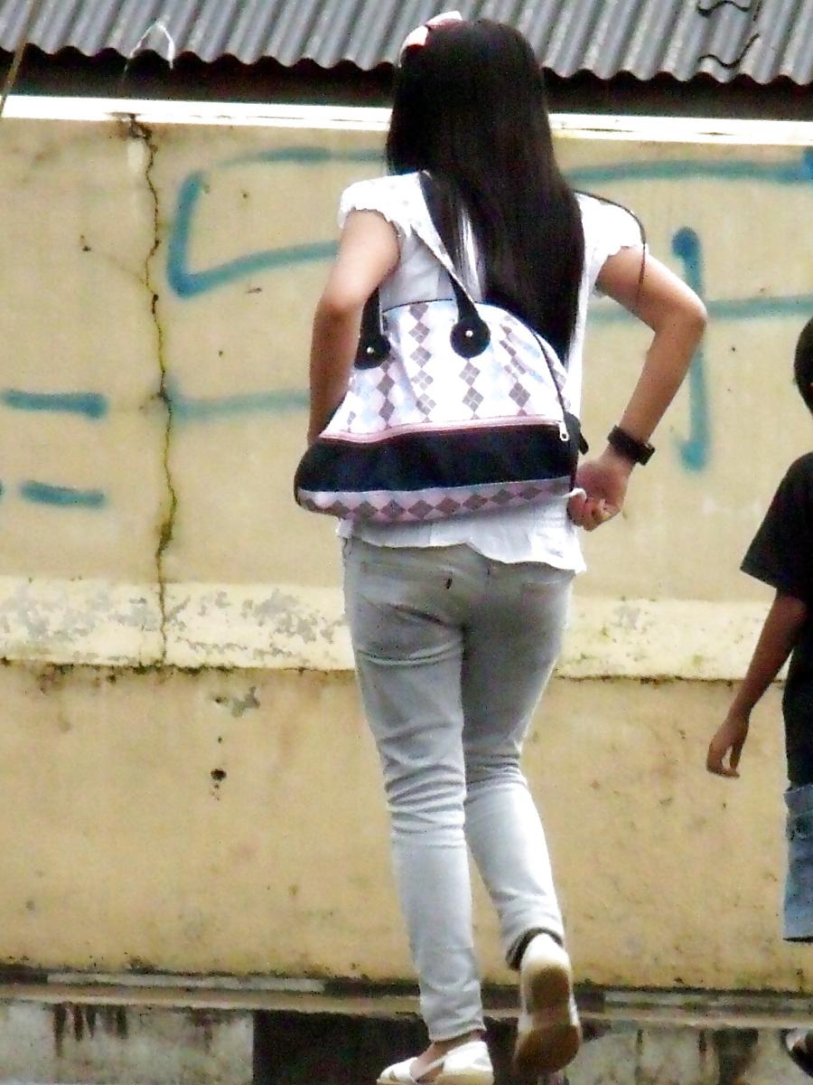 17P Sexy Teen in Tight Jeans