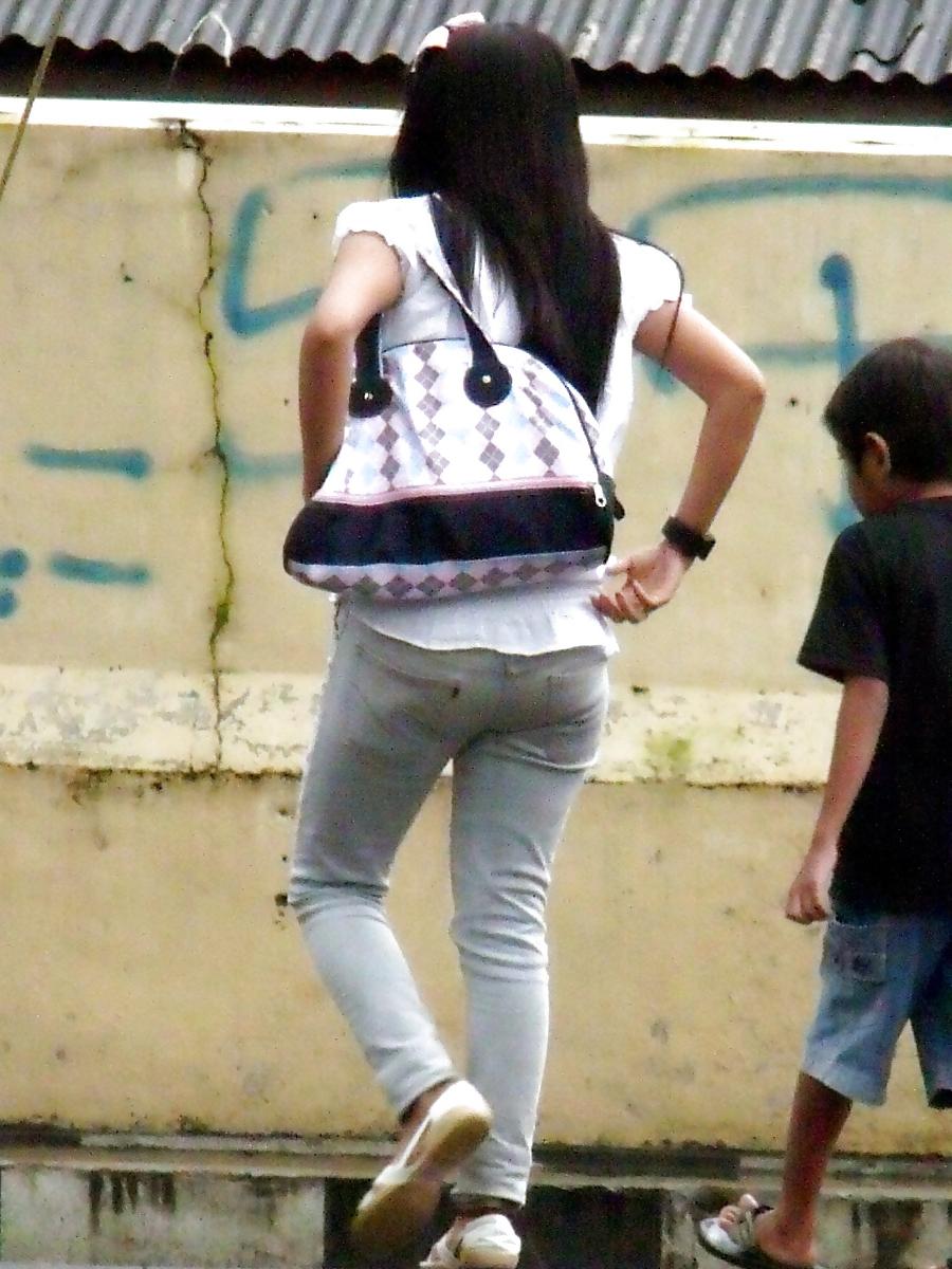 17P Sexy Teen in Tight Jeans
