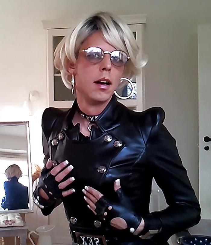 18P Sissy in Leather