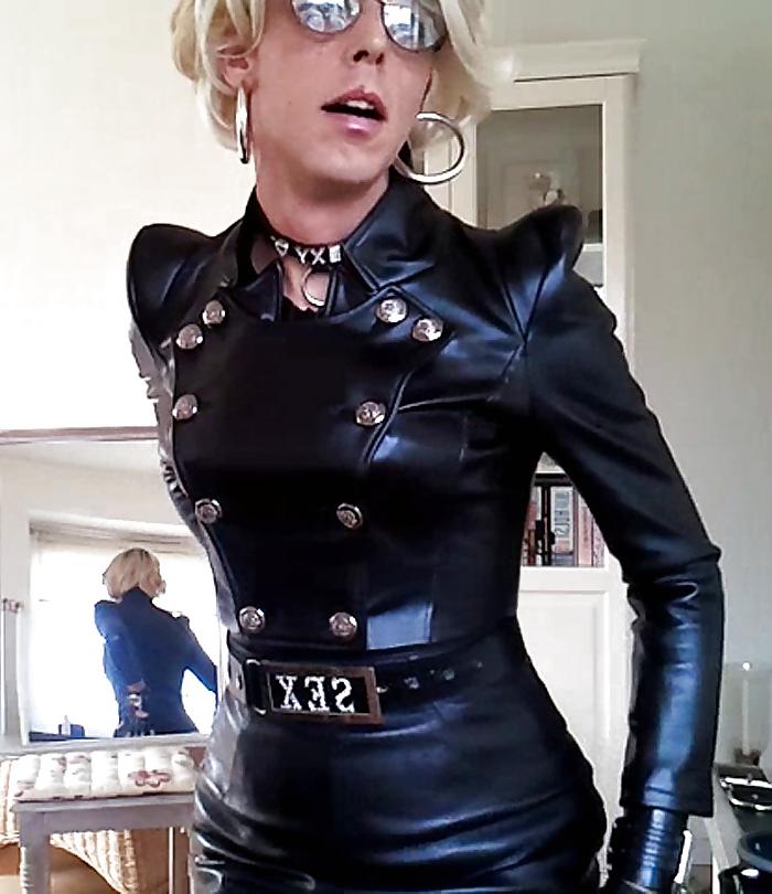 18P Sissy in Leather