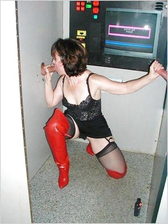 25P Tish Visits The Local Gloryhole..