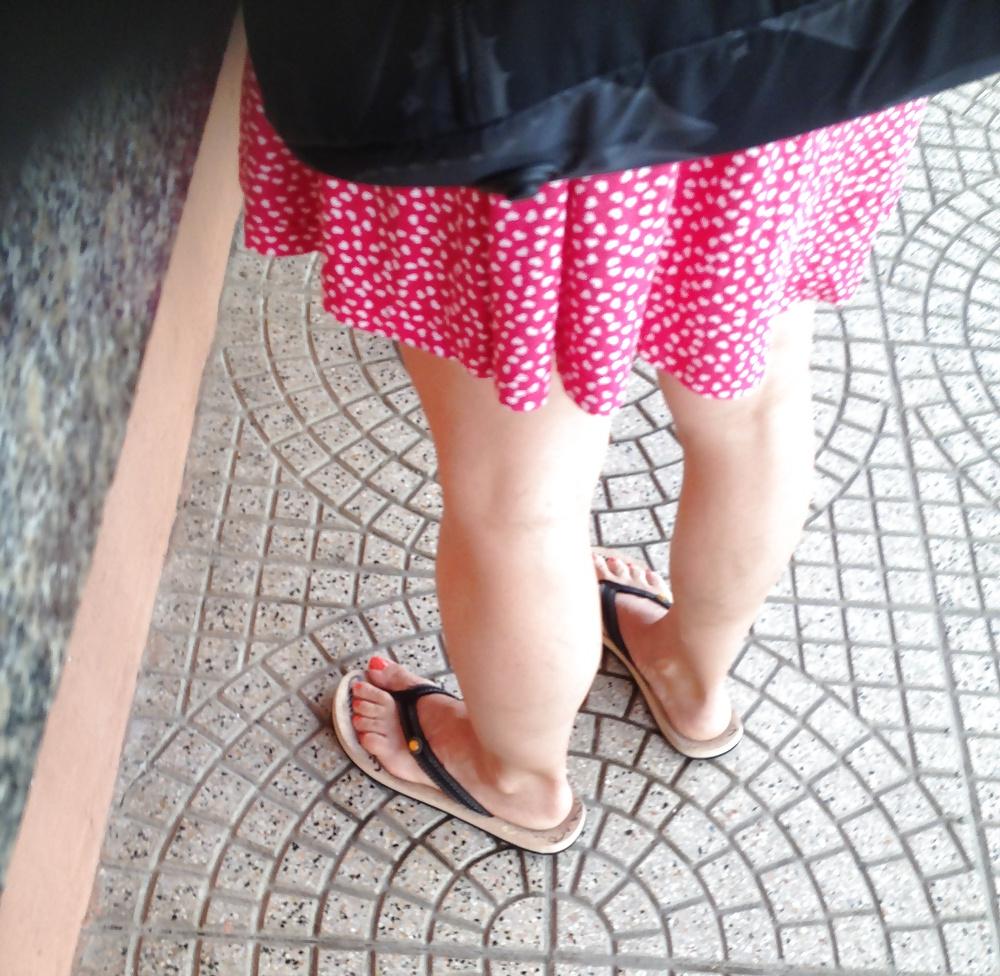 9P Foot perv on holiday