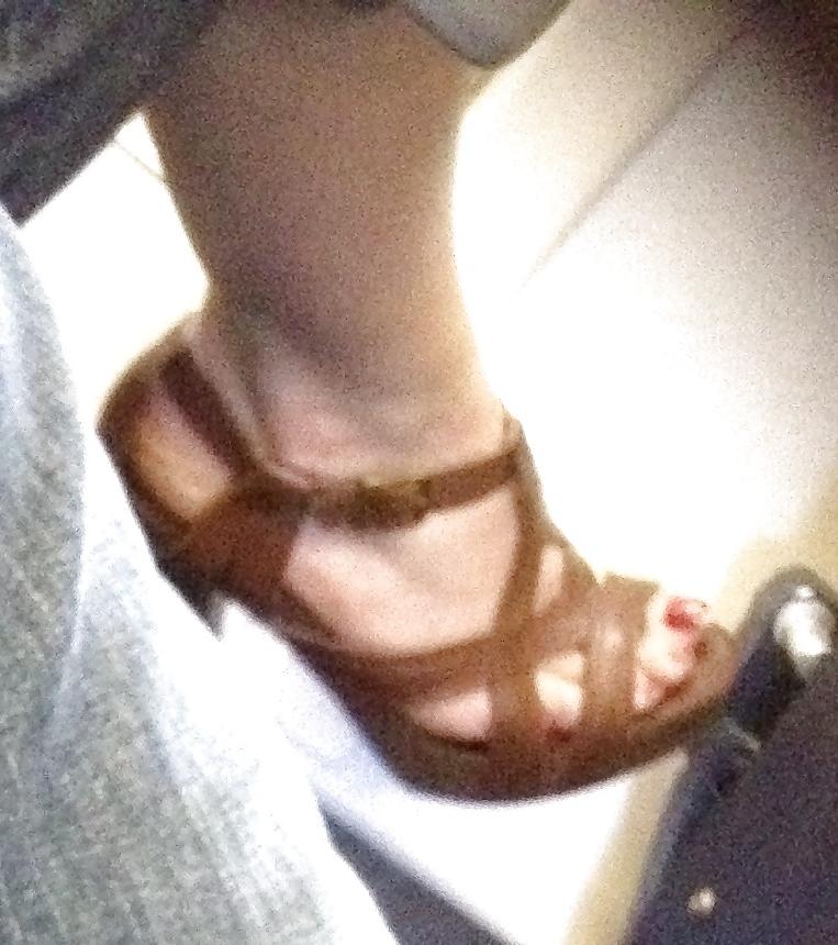 9P Foot perv on holiday