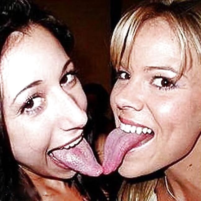 25P Chicks With Freakishly Long Tongues 3