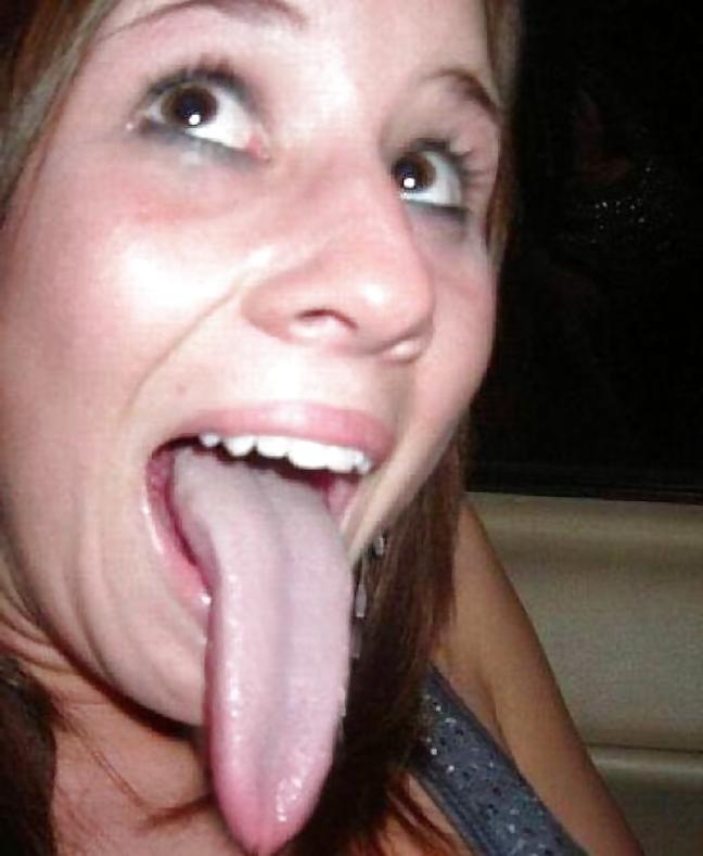 25P Chicks With Freakishly Long Tongues 3