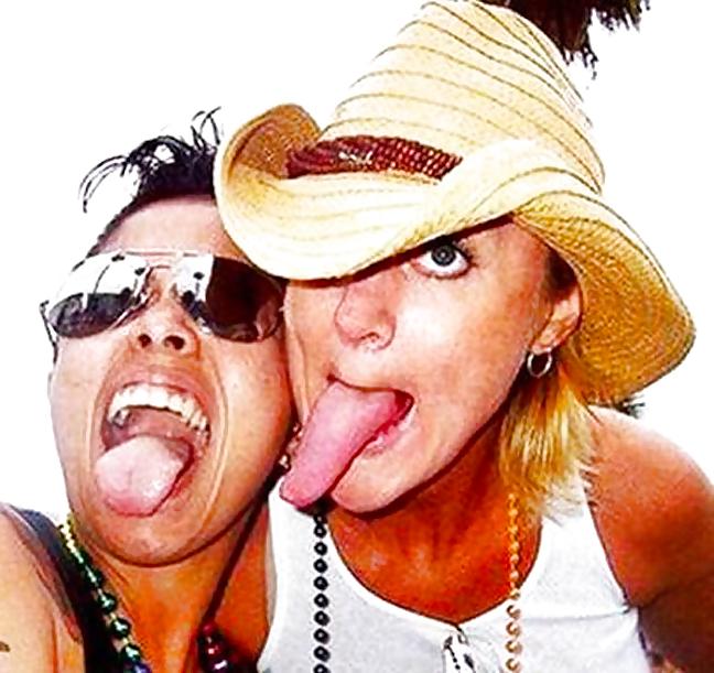 25P Chicks With Freakishly Long Tongues 3