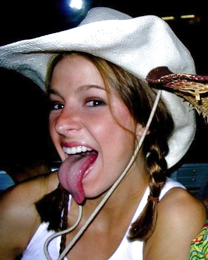 25P Chicks With Freakishly Long Tongues 3
